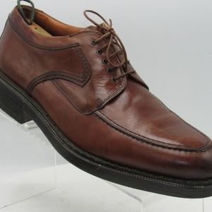 Johnston & Murphy Size 12 M Brown Oxfords R4 B23